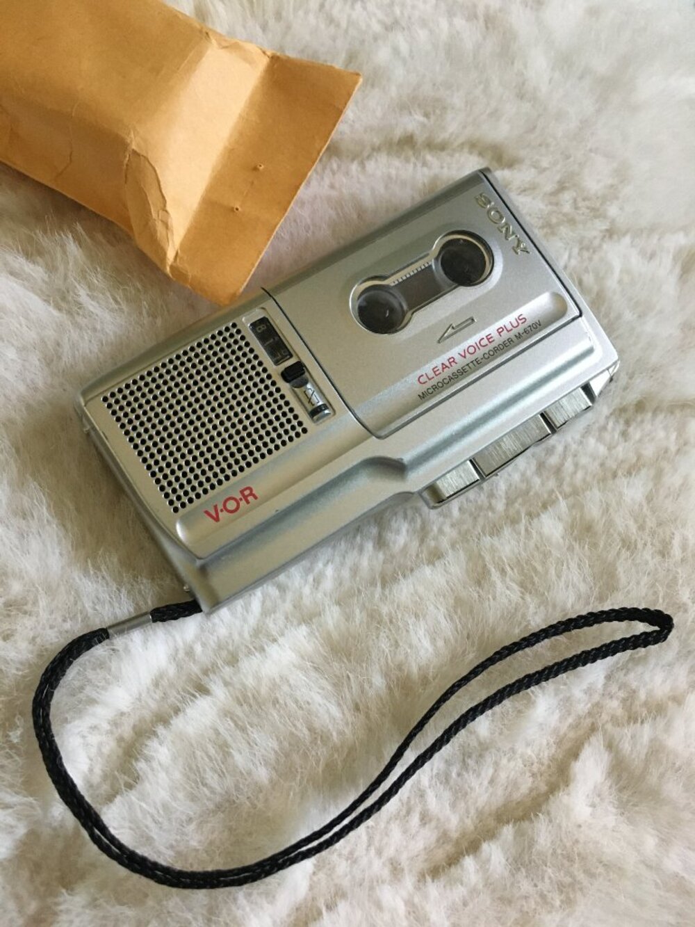 Sony M-670V Microcassette Recorder Clear Voice Plus VOR Pressman - TESTED 🎙️